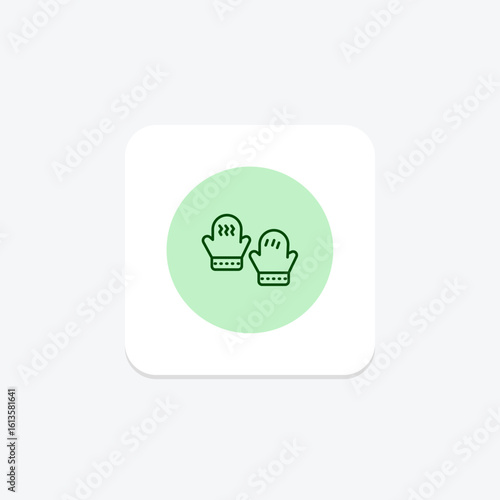 Mittens, vector, pixel perfect, illustrator file