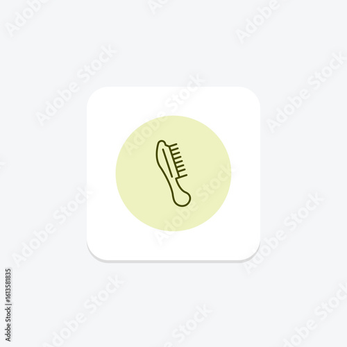 Hair Comb, vector, pixel perfect, illustrator file