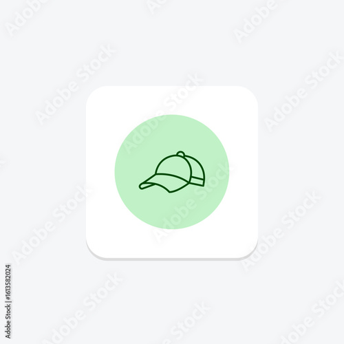 Baseball Cap, vector, pixel perfect, illustrator file