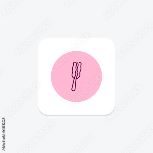 Hair Stick, vector, pixel perfect, illustrator file