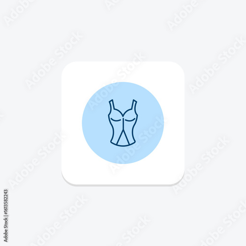 Bustier, vector, pixel perfect, illustrator file