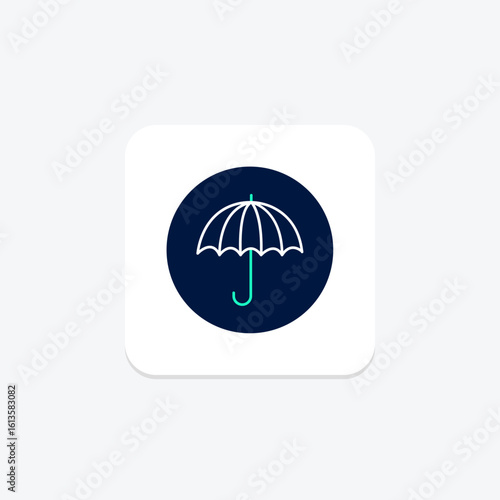 Umbrella, vector, pixel perfect, illustrator file