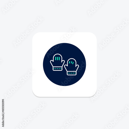 Mittens, vector, pixel perfect, illustrator file