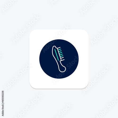 Hair Comb, vector, pixel perfect, illustrator file