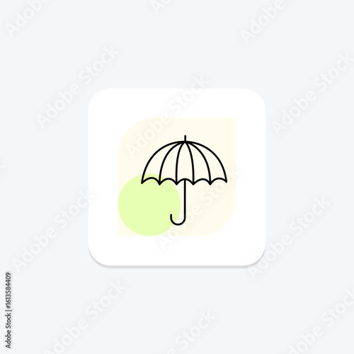 Umbrella, vector, pixel perfect, illustrator file