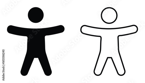 Inclusive Accessibility Icons – Flat Vector Symbols for Disability and Assistive Web Access on Transparent Background.