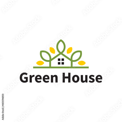 Eco-Tech Greenhouse Logo for Modern Agriculture Solutions