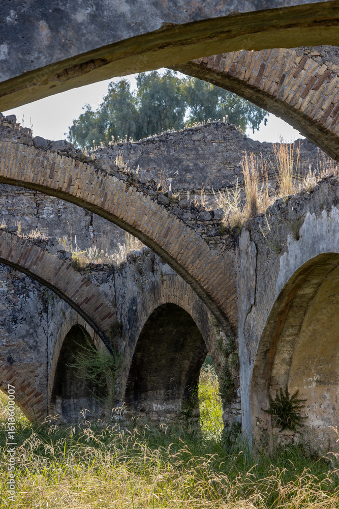 Fototapeta premium Old venetian shipyard, Gouvia, Corfu, Greece