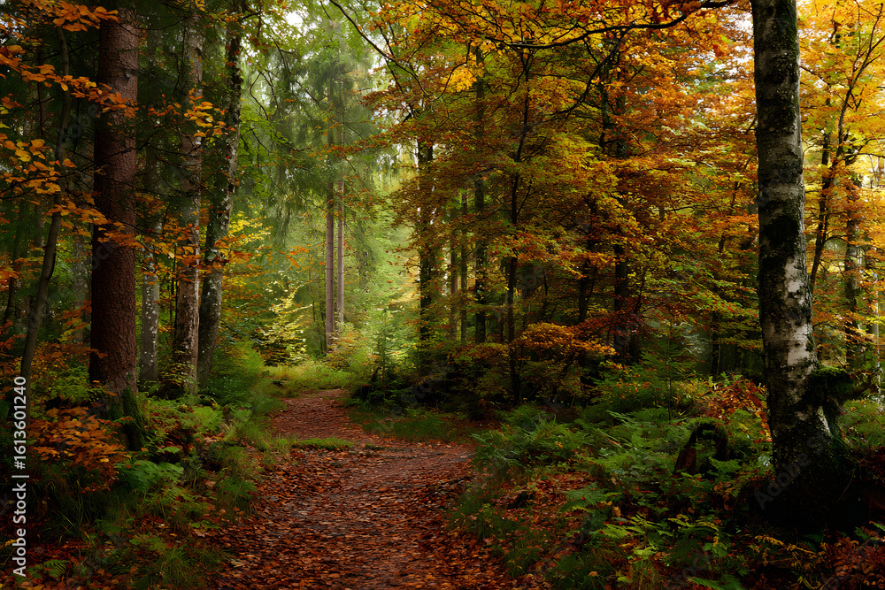 Fototapeta premium Autumn forest