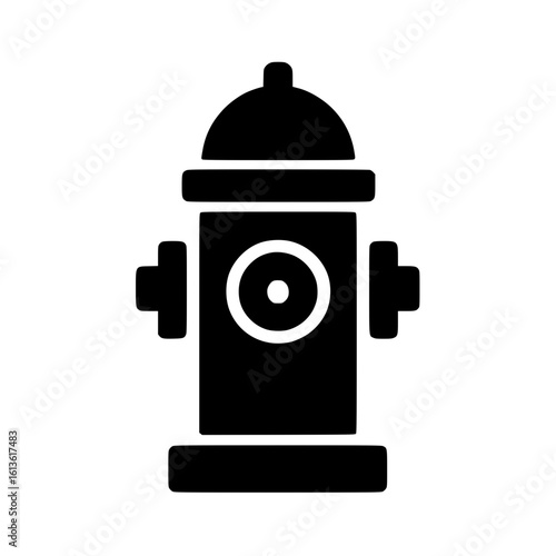 Fire Hydrant Icon Illustration
