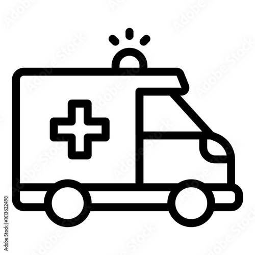 Medical Emergency Vehicle Icon