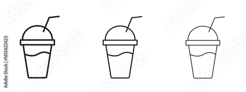 Trappe icon symbol line. Editable stroke width