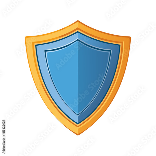 Shield Icon Isolated on a T...
