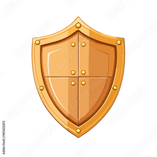 Shield Icon Isolated on a T...