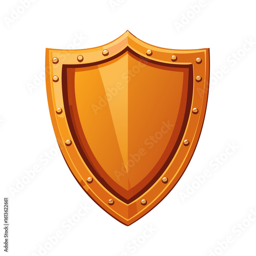 Shield Icon Isolated on a T...