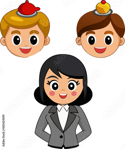 Woman in business suit