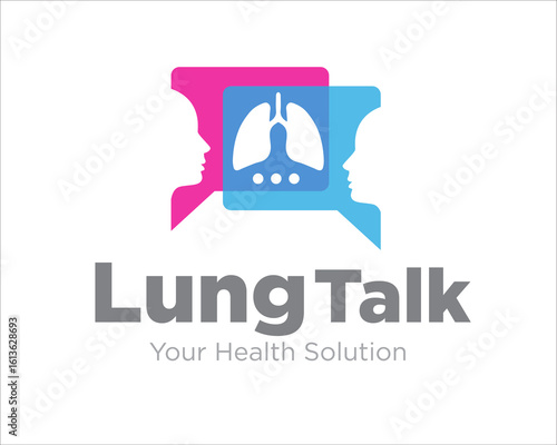 lung talk logo design consultation