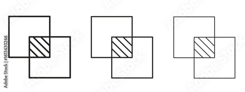 Opacity icon symbol line. Editable stroke width