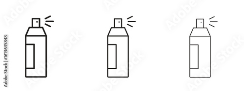 Air freshener icon symbol line. Editable stroke width