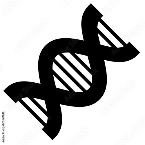 Double Helix DNA Strand Icon