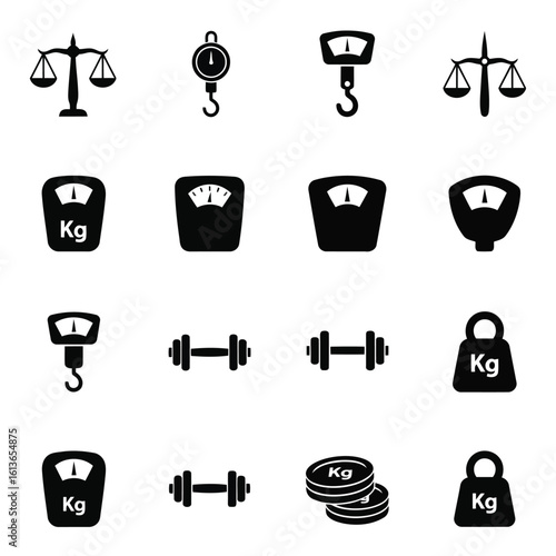 Scales weights and dumbbells measurement