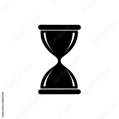 Classic hourglass silhouette representing the passage of time