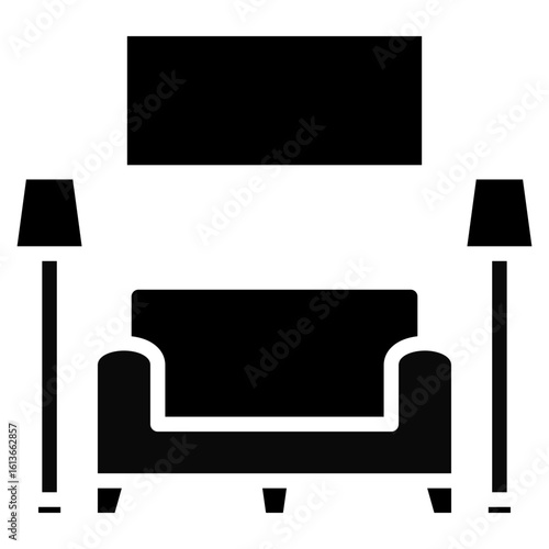 Interior Designer glyph icon