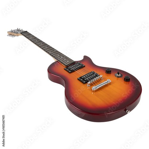 electric guitar isolated on white
