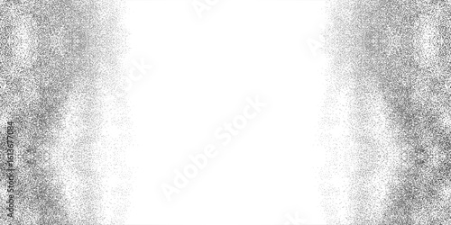 Grunge halftone gradient background. Faded grit noise texture.