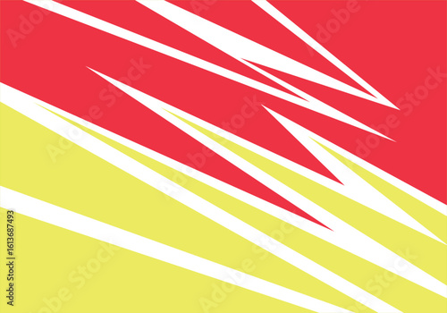 Colorful Abstract Background with Angular Geometric and Arrow Line Patterns