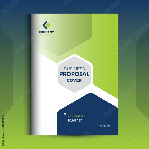 Corporate Business Proposal Cover Design Template