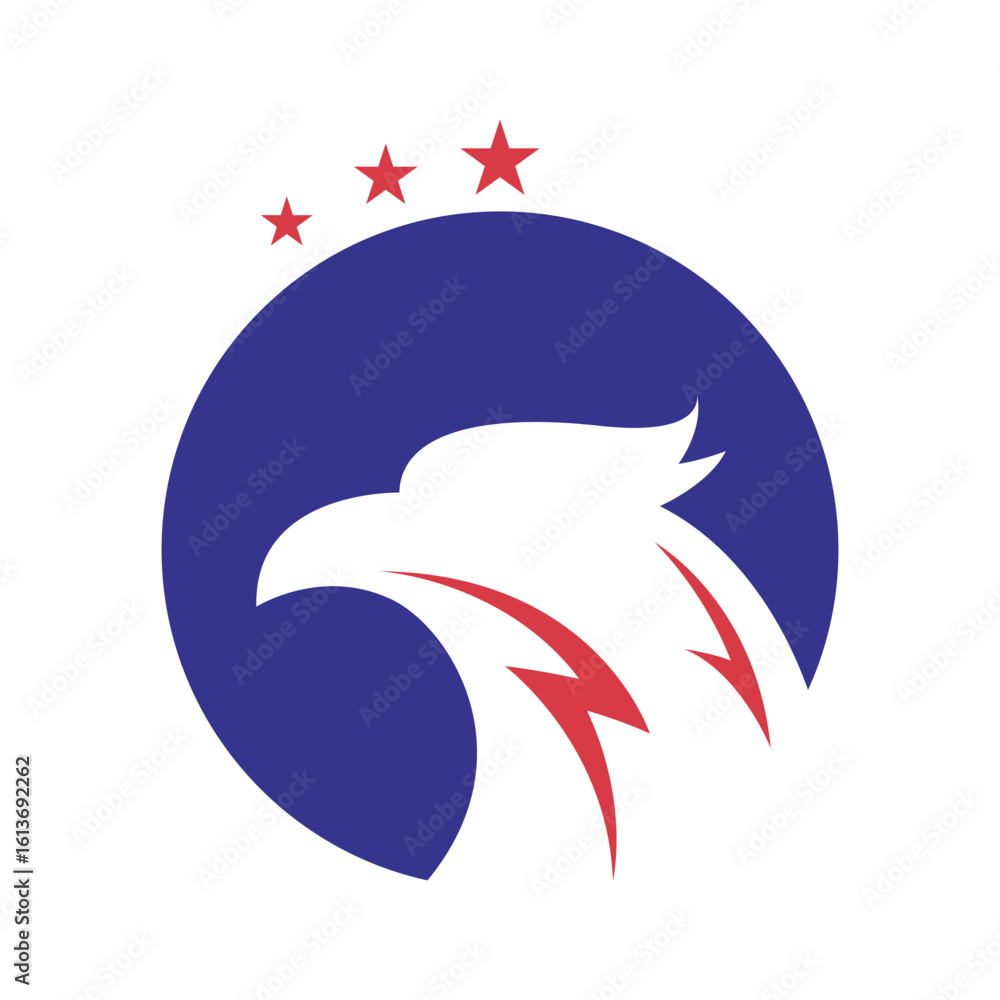 Obraz premium American eagle logo design