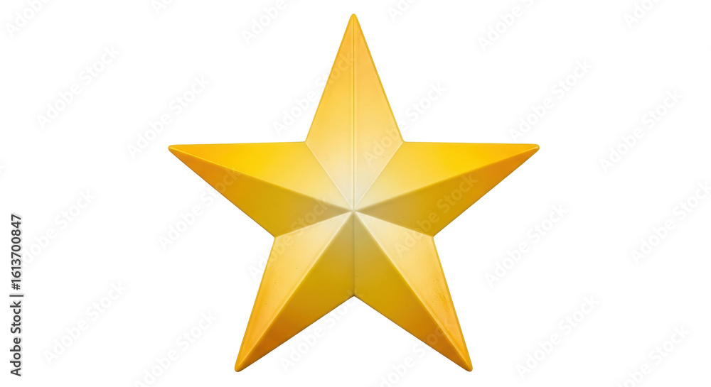 Fototapeta premium Isolated Golden Star