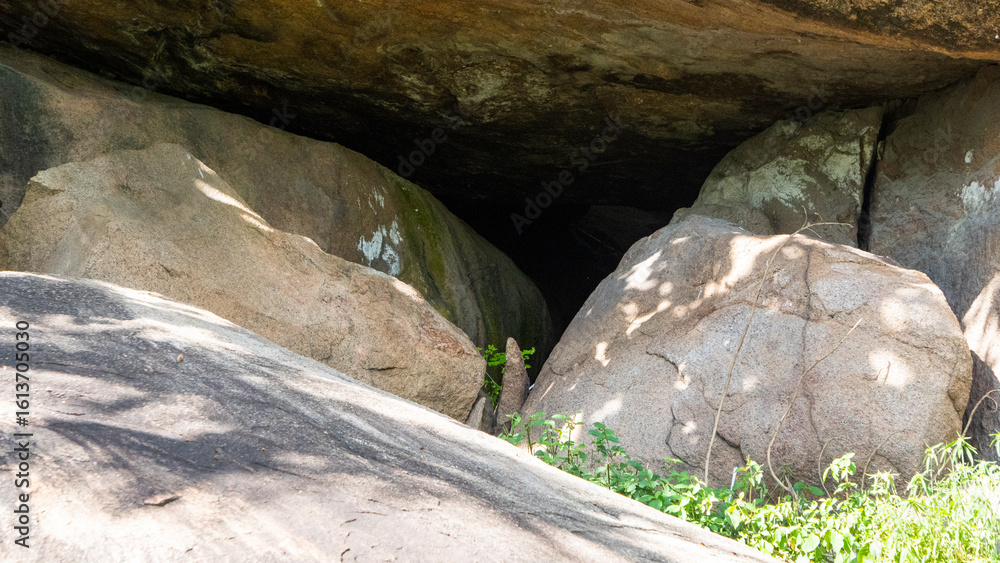 Fototapeta premium Natural caves formation around Guwahati Assam