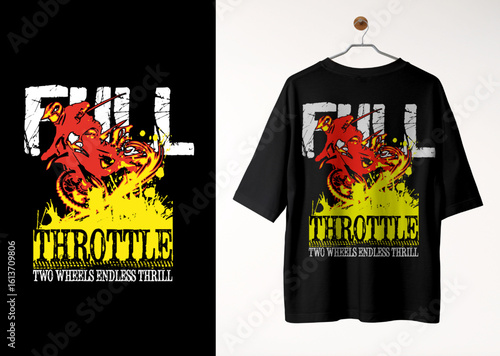 t shirt design concept, design template drop shoulder oversized