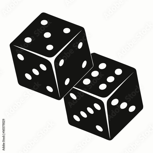 dice on white