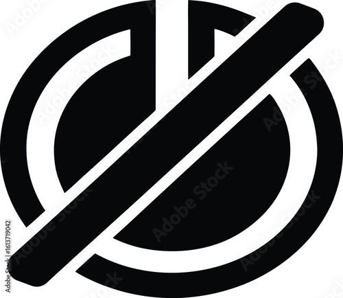 hard shutdown vector icon