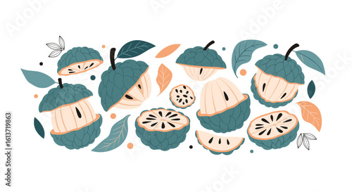 A delightful assortment of sweet and juicy tropical fruits perfect for summer refreshment