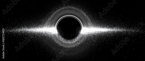 A black hole in space