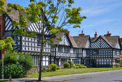 The model village of Port Sunlight in The Wirral, UK