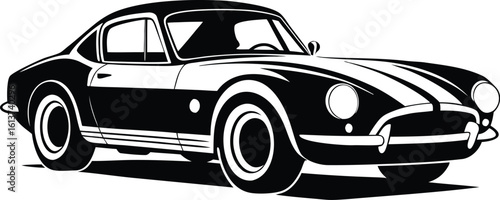 Race car silhouette, speed vehicle line art, fast car drawing, motorsport outline vector, minimal auto illustration