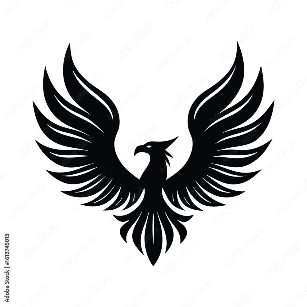 Obraz premium Luxury Phoenix Logo Template vector art