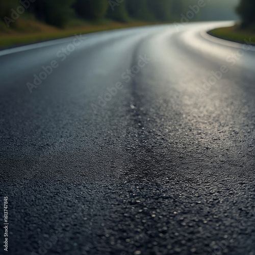 Wallpaper Mural Details of Good and Damaged Asphalt Roads Torontodigital.ca