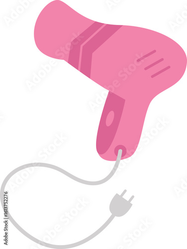 Hair dryer illustration.