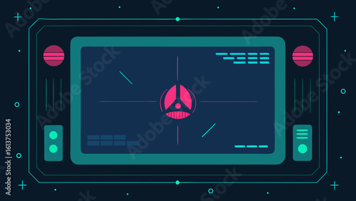 Sci Fi Control Panel Layout