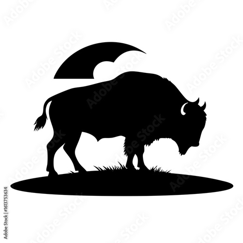 Monkey Silhouette Hanging from Tree Under Orange Sky