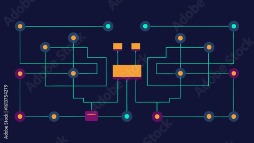 Luminous Circuit Panel Layout