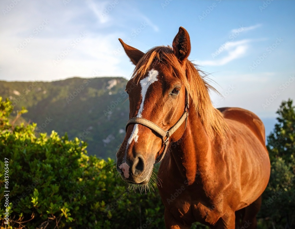 Naklejka premium portrait of a horse