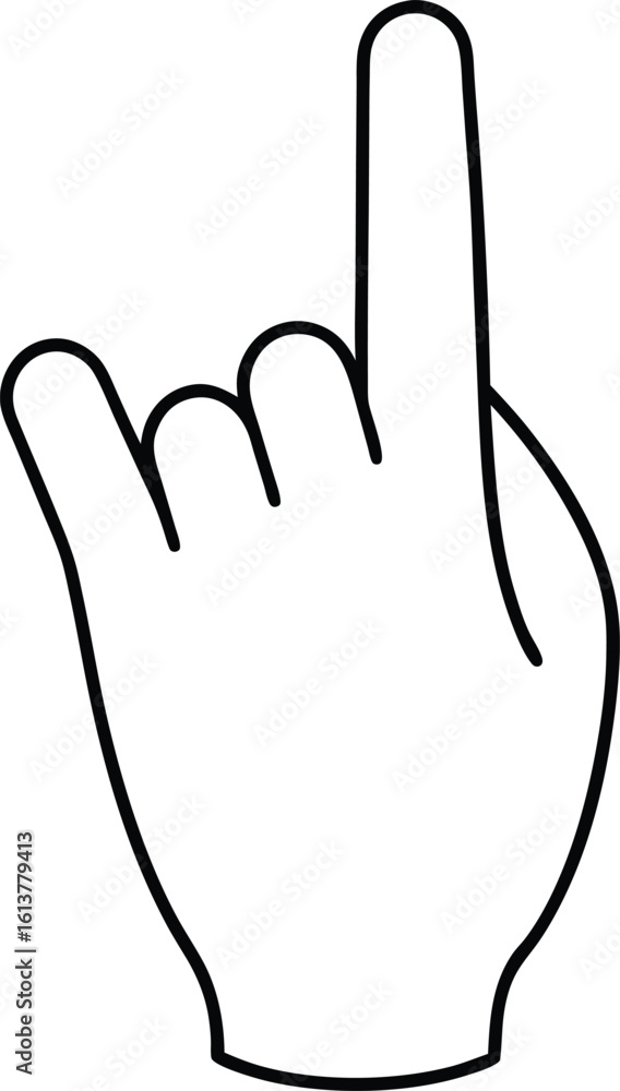 Obraz premium thumb up hand sign