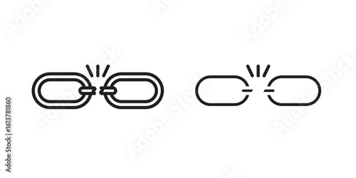 Weak icon vector editable. black vectors set